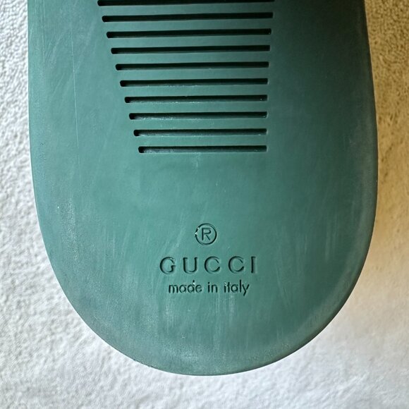 Limited Edition GUCCI Signature WEB Burnish Leather SNEAKERS Size 7.5 G | 8.5 US - Picture 15 of 16